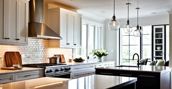 Luminaire design cuisine élégante : illuminez avec raffinement