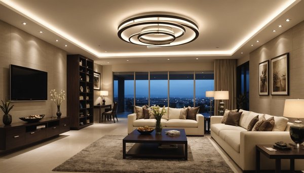 Des plafonniers salon modernes pour un éclairage parfait