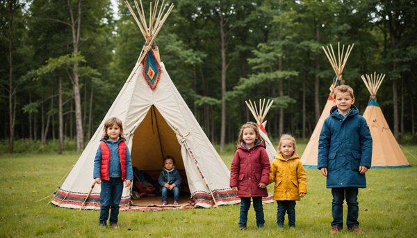 Entrez dans l'aventure des tipis pour enfants en 2025 !